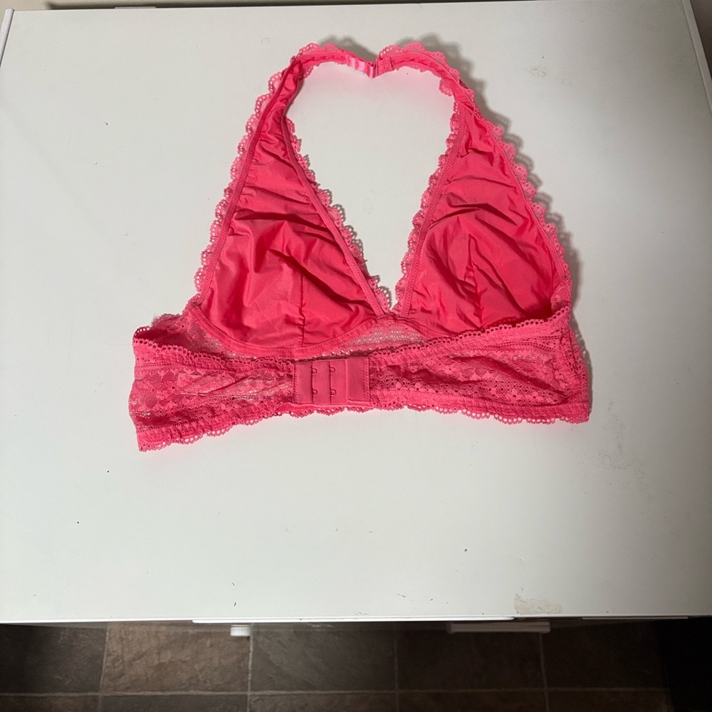 Victoria's Secret Vibrant Pink Lace Accent